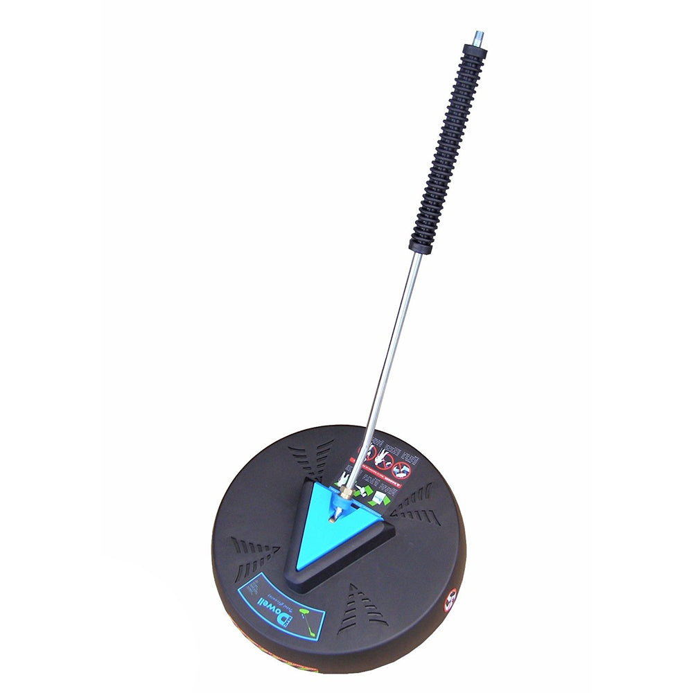 Driveway & Flat Surface Cleaner - 15 Inch Diameter, 2100psi, 6GPM impact resistant with 1/4" f Quick-Connector
