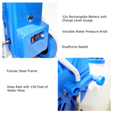 Load image into Gallery viewer, Window and Solar Panel Cleaning System: Rolling 11 Gallon Pro45 Water Tank with Water Fed Pole