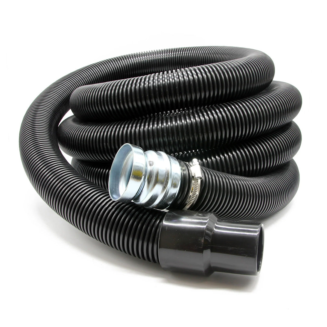 Gallery image 1 for 50 foot vacuum hose with inlet and cuff for the Cyclone 2200 and 3600 Gutter Vacuum