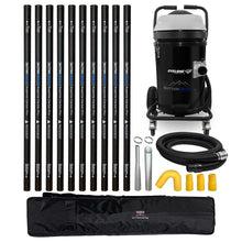 Load image into Gallery viewer, 20 Gallon Cyclone II Gutter Vacuum 3600W (Polypropylene) with 40 Foot Carbon Tapered Poles and Bag