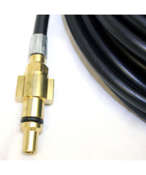 Gallery image 7 for 50 Feet Drain and Sewer Cleaning Pressure Hose, 1/4 inch NPT thread, 2300 psi with Retrojet Jetter Nozzle