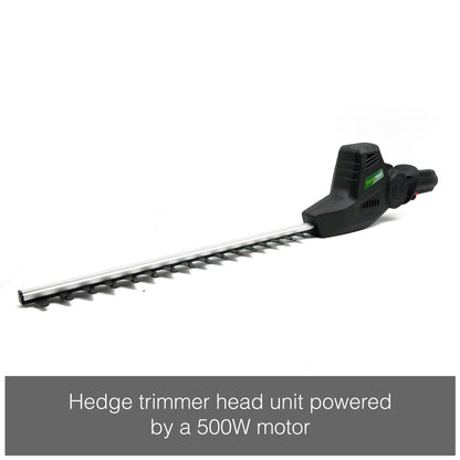 2-in-1 Electric Long Reach Chainsaw & Hedge Trimmer