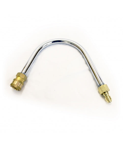 Gallery image 2 for Pressure Washer Gutter and Drain Cleaning Lance, 1/4 inch quick connect male