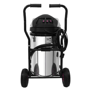20 Gallon Cyclone II 3600W Stainless Steel Gutter Vacuum with 40 Foot Aluminum Poles and Bag