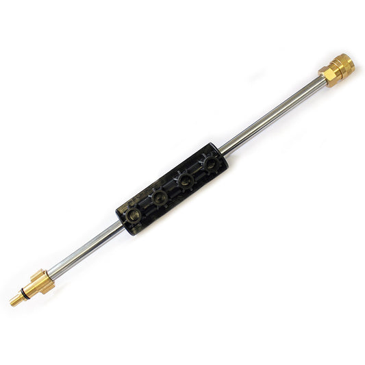 18" Lance with Nozzle Holder for Pressure Washer, inlet male M22, outlet 1/4 inch Quick Connector