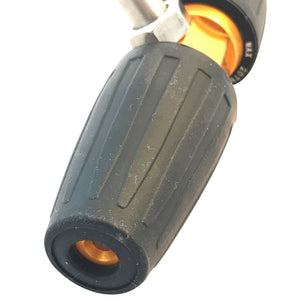 Pressure Washer Gutter Cleaning Attachment with Dual Turbo Nozzles, 1/4 inch male quick connector