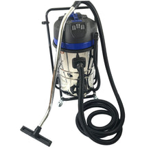Load image into Gallery viewer, 20 Gallon Classic Gutter Vacuum Kit with 40 Foot Carbon Clamping Pole Set and 50 Foot Vacuum Hose
