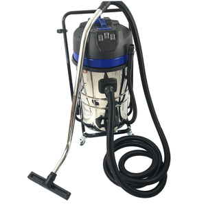 20 Gallon Classic Cyclone Gutter Vacuum Kit with 40 Foot Carbon Clamping Pole Set and 25 Foot Vacuum Hose