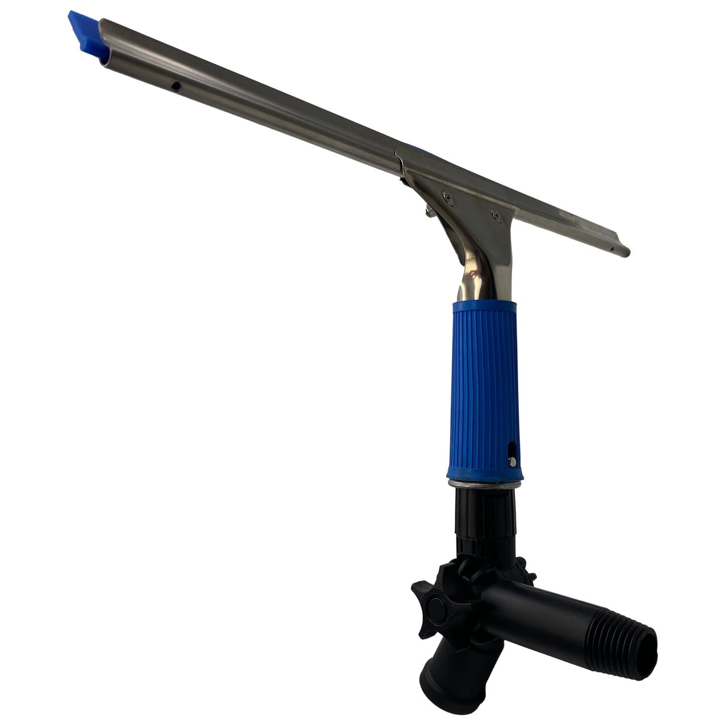 Window Squeegee and Non-Swivel Double Gooseneck