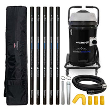 Load image into Gallery viewer, 20 Gallon Cyclone 2400W Polypropylene Domestic Gutter Vacuum with 20 Foot Carbon Tapered Poles and Bag