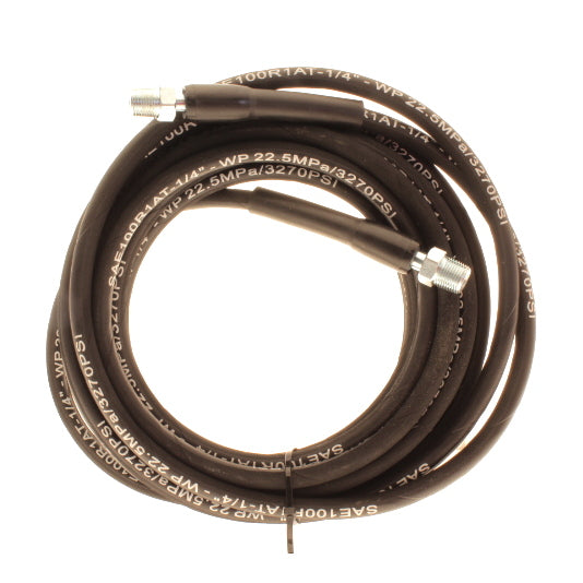 Gallery image 3 for 25 Feet High Pressure Hose 3000 psi, 3/8 inch male and 3/8 inch female Quick Connect, Single Braid