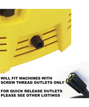 Load image into Gallery viewer, 50 Foot Karcher Replacement Pressure Washer Hose M22F to Click (fits New Karcher trigger guns)