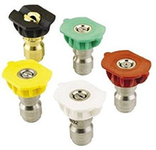 Load image into Gallery viewer, Pressure Washer Multiple Degrees 1/4 inch Nozzle Tips, 5-Pack (Orifice 3.0)