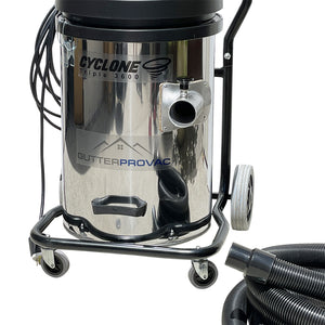 Cyclone Triple 3600W Stainless Steel 240v Gutter Vacuum