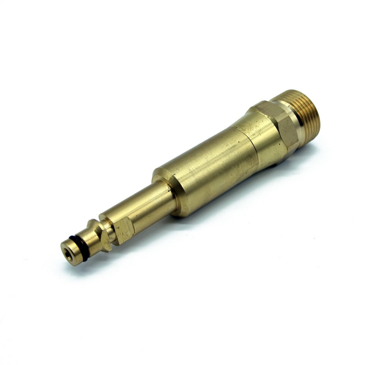 Gallery image 1 for Karcher Click Male coupling to M22 Male Screw Coupling adapter