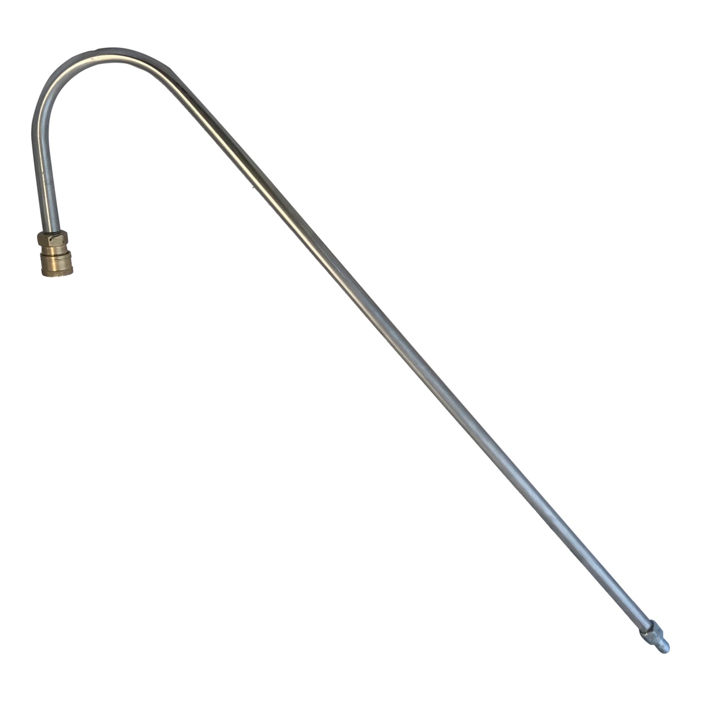 Long Gutter Cleaning Attachment for Pressure Washers, 30 inches, 1/4 Male Quick Connect inlet, 1/4 Quick Connect Outlet