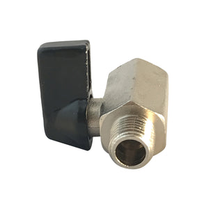 Shut Off Ball Valve for Pressure Washers, 3000 psi, 1/4 inch male to 1/4 inch female NPT thread