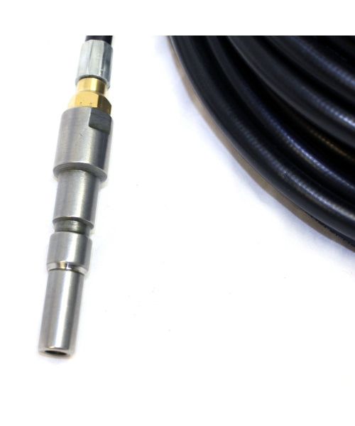 Gallery image 8 for 50 Feet Drain and Sewer Cleaning Pressure Hose, 1/4 inch NPT thread, 2300 psi with Retrojet Jetter Nozzle