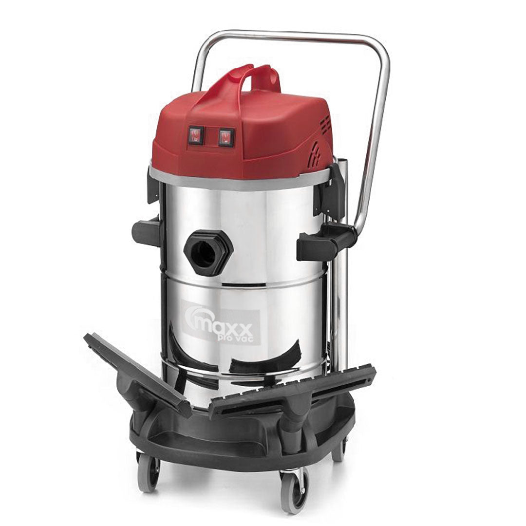 Gallery image 3 for Maxx Pro Vac 2400W Dual Motor 14.5 Gal Stainless Steel Wet/Dry Vacuum, Aqua Pro Vac Extractor &amp; Aqua Pro Steamer– Professional Grade Detailing Kit