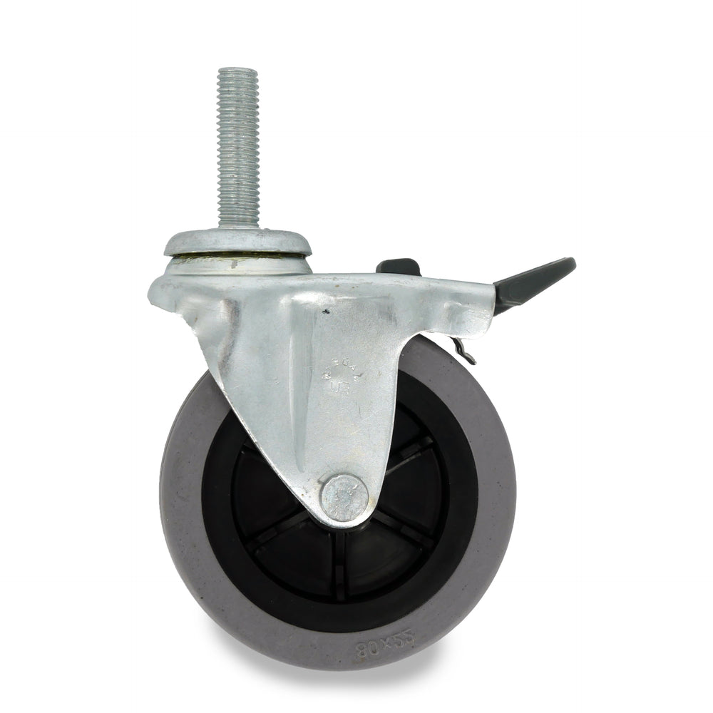 Cyclone 2400W Stainless Steel Gutter Vacuum Replacement Large Flanged Caster Wheel for CVS50-2