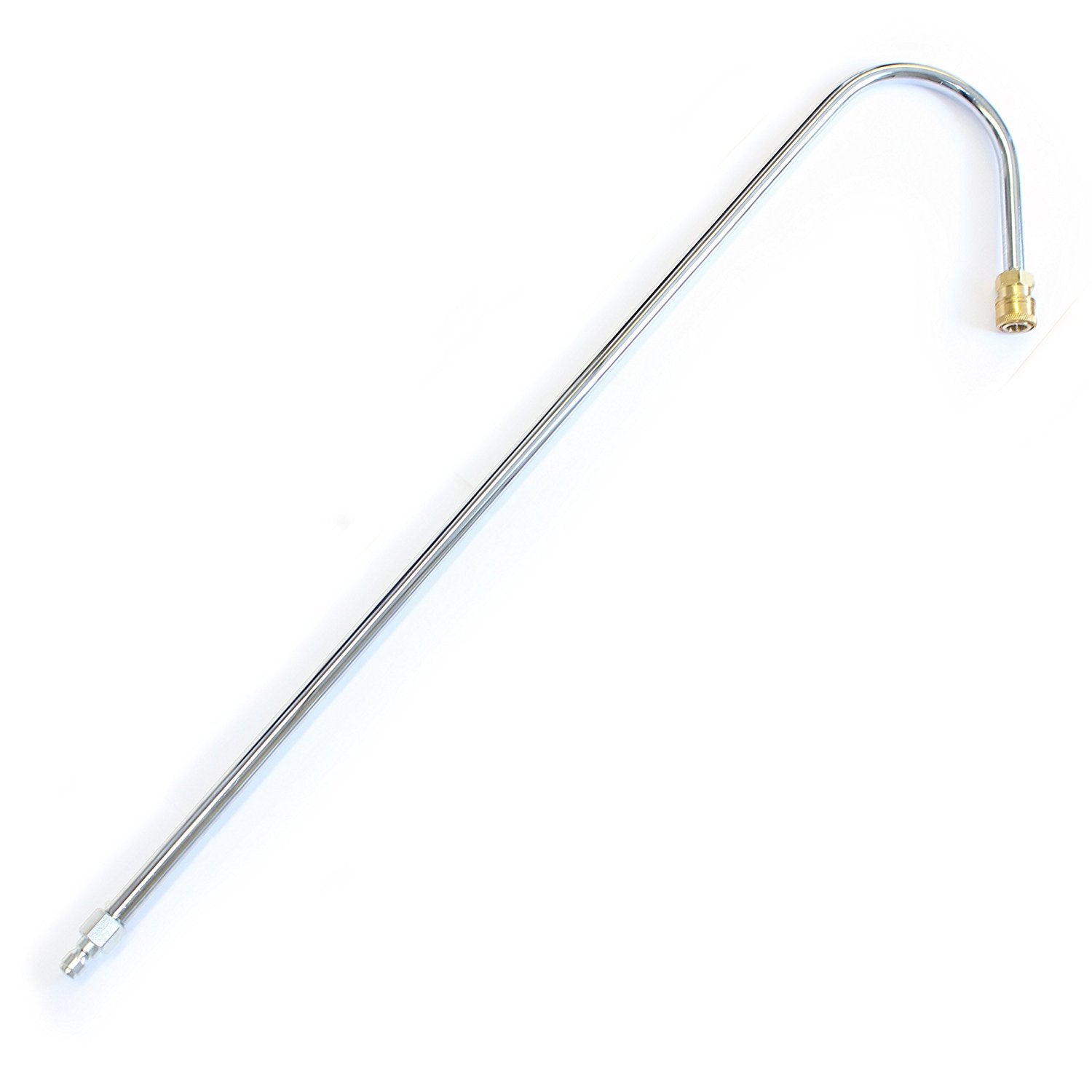 Gallery image 2 for Long Gutter Cleaning Attachment for Pressure Washers, 30 inches, 1/4 Male Quick Connect inlet, 1/4 Quick Connect Outlet