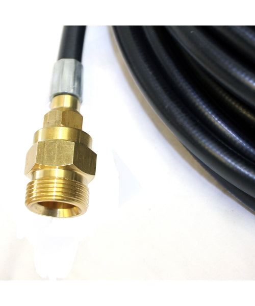 Gallery image 5 for 50 Feet Drain and Sewer Cleaning Pressure Hose, 1/4 inch NPT thread, 2300 psi with Retrojet Jetter Nozzle
