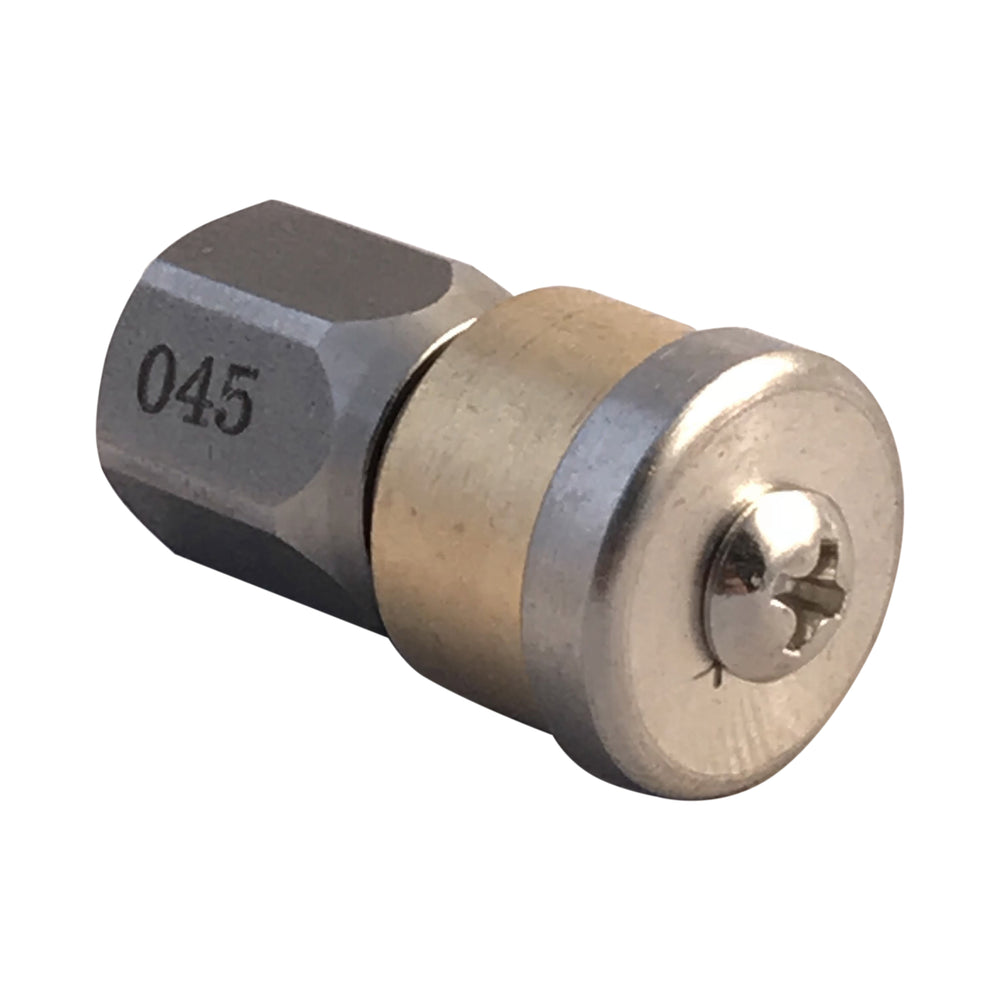 Spinning Jetting Nozzle for Drain and Sewer Cleaning with Pressure Washers upto 4000psi (1/4