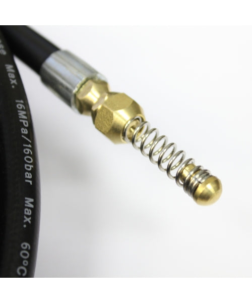 Gallery image 2 for 30 Feet Drain &amp; Sewer Cleaning Jetter Pressure Washer Hose, 1/4" bsp thread, 2300 psi