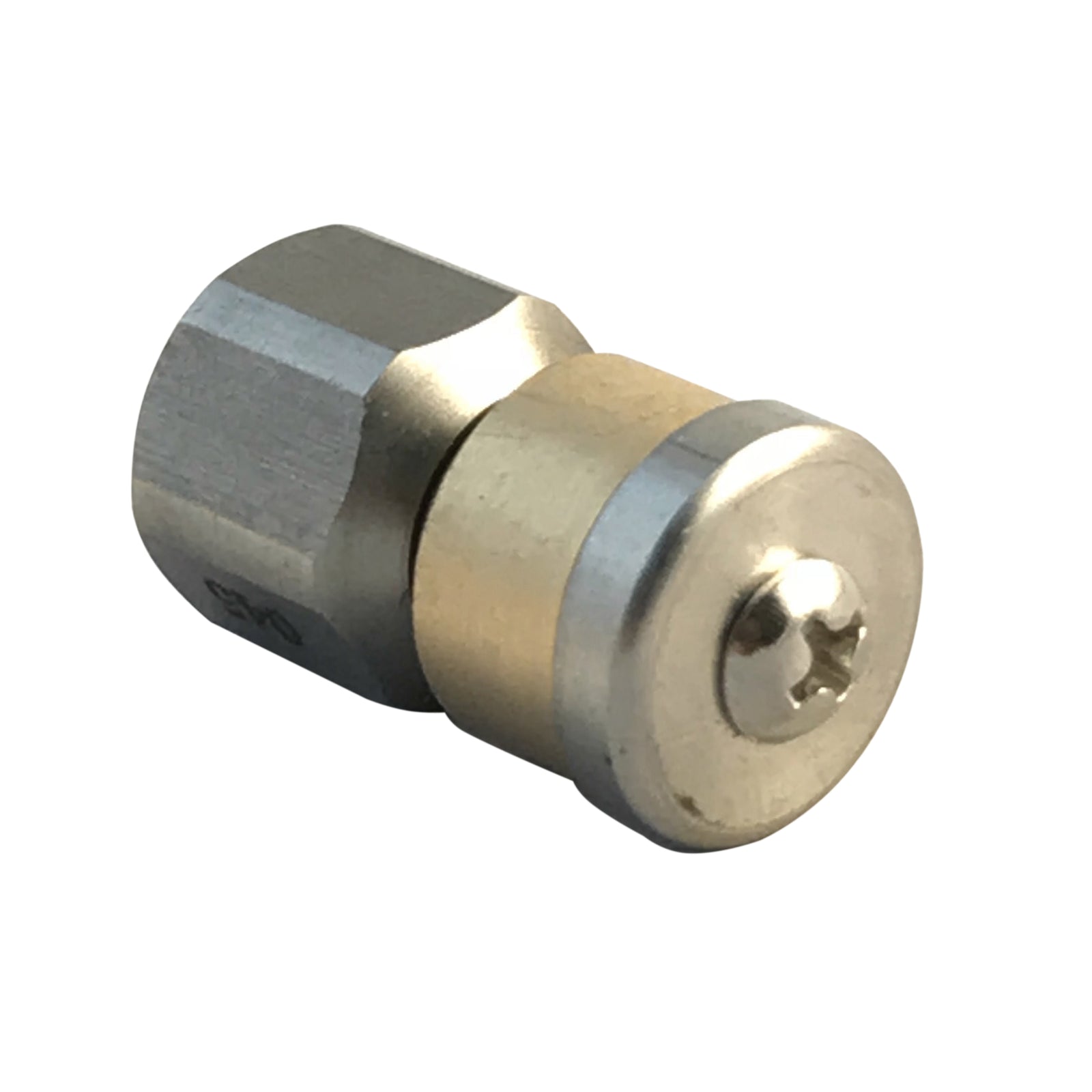 Gallery image 1 for Spinning Jetting Nozzle for Drain and Sewer Cleaning with Pressure Washers upto 4000psi (1/8" NPT) 045 Jet size.