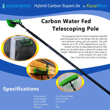 Load image into Gallery viewer, 30 Foot Carbon Fiber Telescoping Water Fed Pole