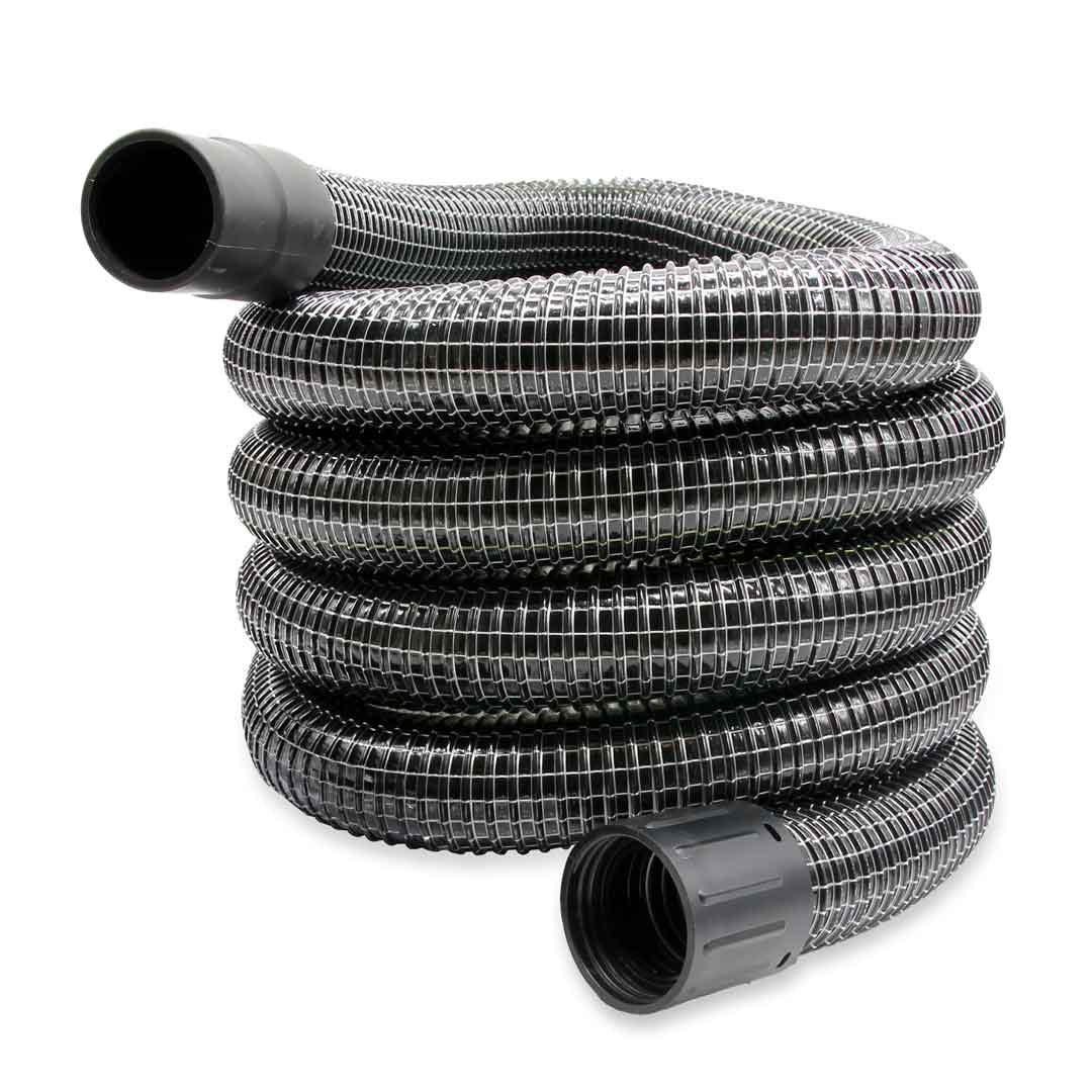 Gallery image 1 for 15 Foot Wire Reinforced Vacuum Hose Kit for Classic Gutter Vacuums (2" Diameter)