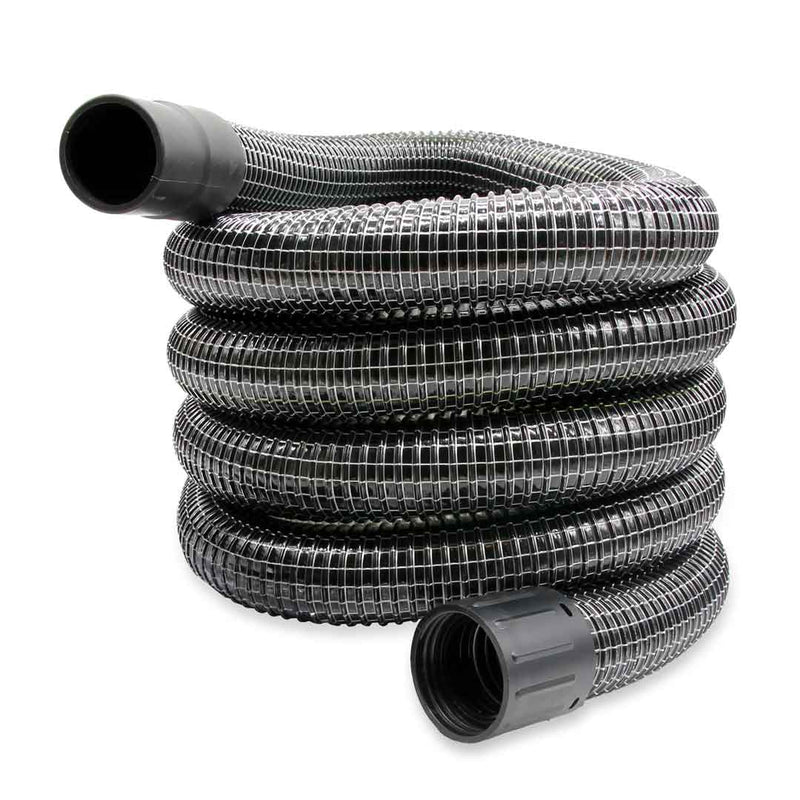 15 Foot Wire Reinforced Vacuum Hose Kit for Classic Gutter Vacuums (2" Diameter)