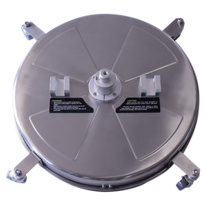 24" Stainless Steel Flat Surface Cleaner, 4000 PSI Max for Power Pressure Washer