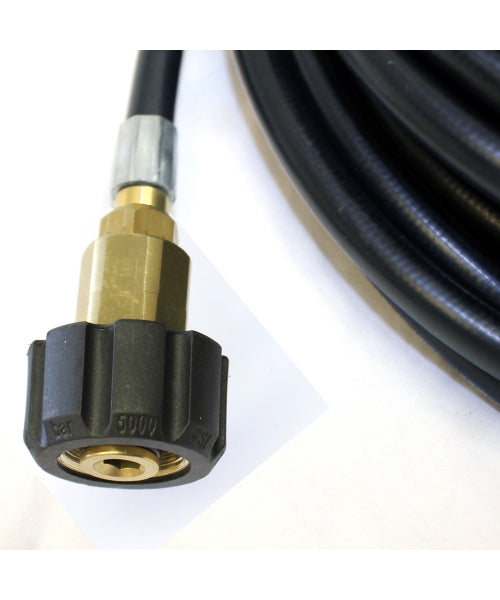 Gallery image 6 for 50 Feet Drain and Sewer Cleaning Pressure Hose, 1/4 inch NPT thread, 2300 psi with Retrojet Jetter Nozzle