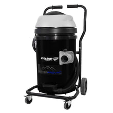 Load image into Gallery viewer, 20 Gallon Cyclone 2400W Polypropylene Domestic Gutter Vacuum with 20 Foot Carbon Tapered Poles and Bag