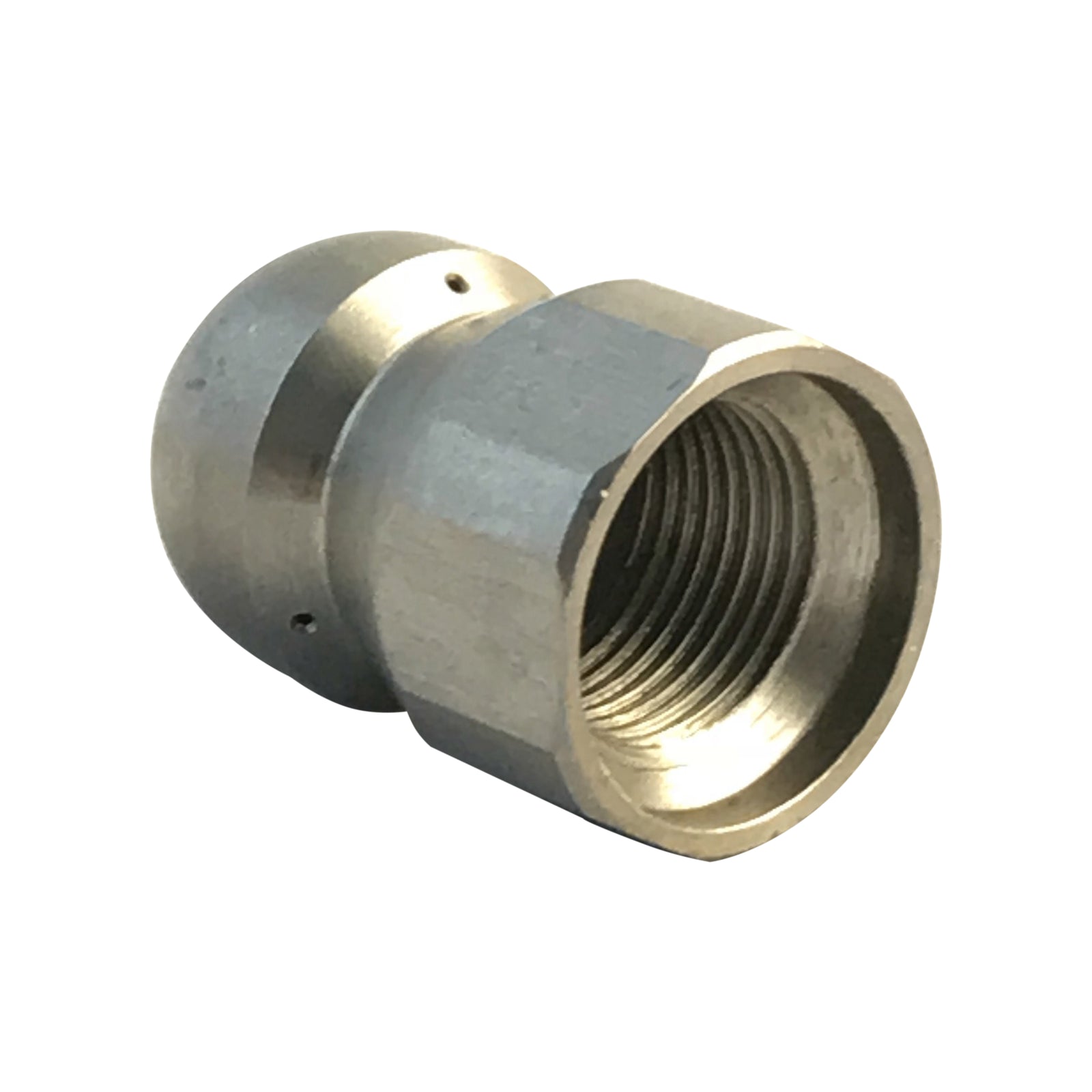 Gallery image 2 for Drain Sewer Cleaning Nozzle for Jetting - 3/8 inch NPT female thread, 5500 psi,  045 jet size