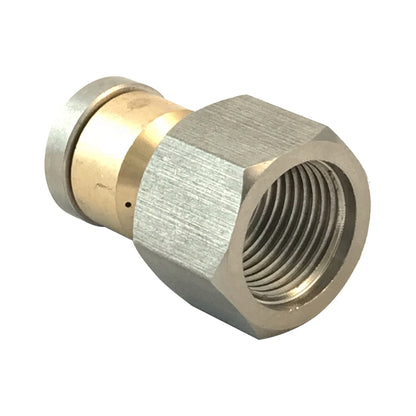 Spinning Jetting Nozzle for Drain and Sewer Cleaning with Pressure Washers up to 4000psi (3/8" NPT) 045 Jet size.