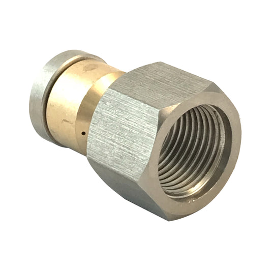 Spinning Jetting Nozzle for Drain and Sewer Cleaning with Pressure Washers up to 4000psi (3/8