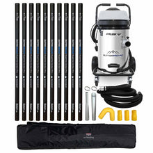 Load image into Gallery viewer, 20 Gallon Cyclone II 3600W Stainless Steel Gutter Vacuum with 40 Foot Carbon Tapered Poles and Bag