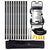 20 Gallon Cyclone II 3600W Stainless Steel Gutter Vacuum with 40 Foot Carbon Push Fit Poles and Bag