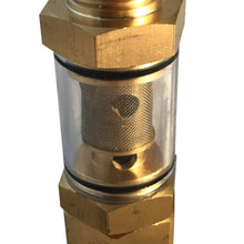 Load image into Gallery viewer, Low-Pressure Inline Water Filter, outlet - 1/2 inch NPT Male, Inlet - 3/4 inch Garden Hose Female thread, for pressure washer