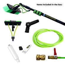 Load image into Gallery viewer, 20 Foot Water Fed Pole with Inline Filter and TDS Meter - Solar Panel Brush