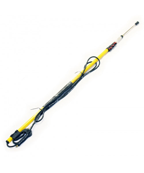 24 feet long "Giraffe" Telescoping Lance for Pressure Washers, Extendable, 4 sections, up to 4000 psi, 8GPM