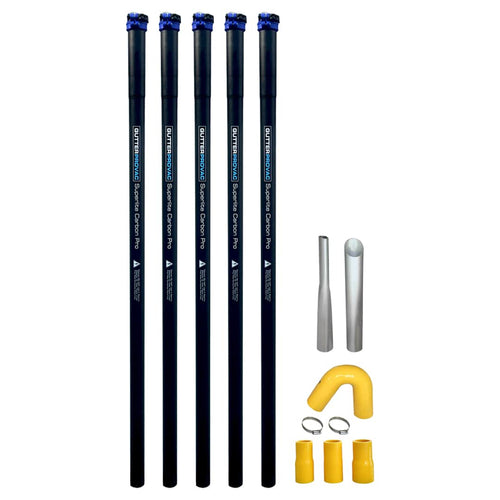 20 Foot Carbon Fiber Clamping Gutter Pole Kit