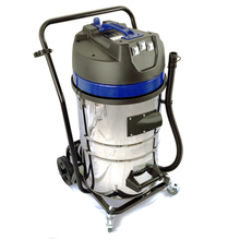 Load image into Gallery viewer, 20 Gallon Classic Gutter Vacuum Kit with 40 Foot Carbon Clamping Pole Set and 50 Foot Vacuum Hose