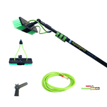 Load image into Gallery viewer, Window and Solar Panel Cleaning System: Rolling 5.2 Gallon Water Tank with Water Fed Pole