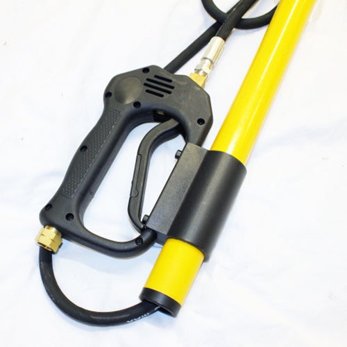 24' Pressure Washer Gutter Cleaning Kit - 4000psi, 7GPM Telescoping Giraffe Lance and U Bend