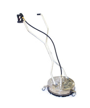 Load image into Gallery viewer, 18 Inch Diameter Rotary Flat Surface Cleaner - 4000 psi, 6GPM Stainless Steel with 1/4&quot; f Quick-Connect.