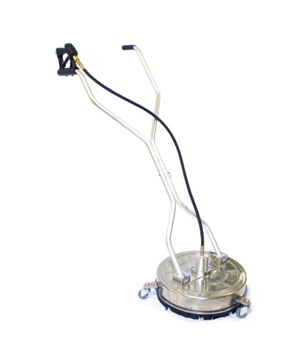 18 Inch Diameter Rotary Flat Surface Cleaner - 4000 psi, 6GPM Stainless Steel with 1/4