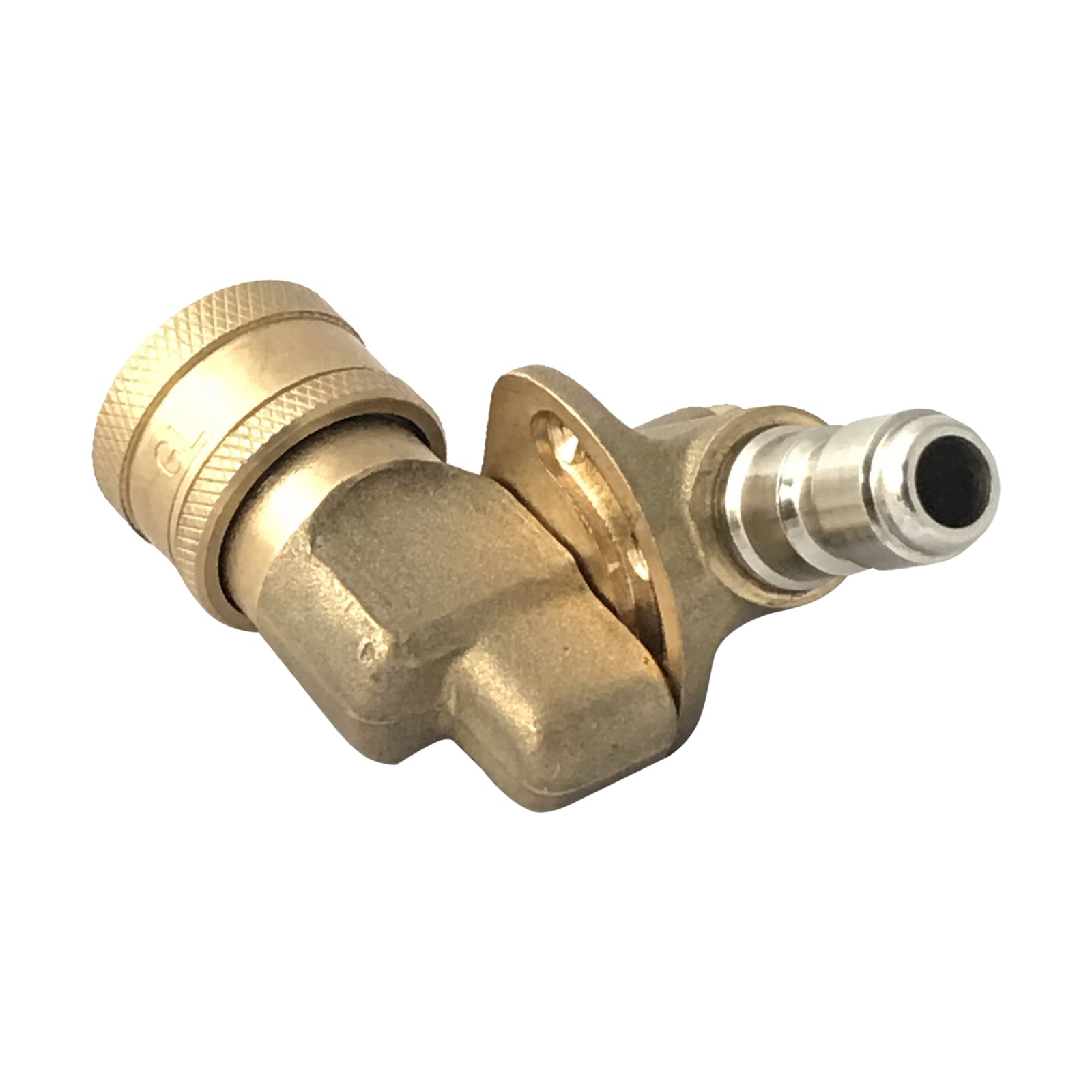 Gallery image 3 for Pivoting High-Pressure with 1/4 inch male and female quick connector.  Nozzle Holder, 4000 psi
